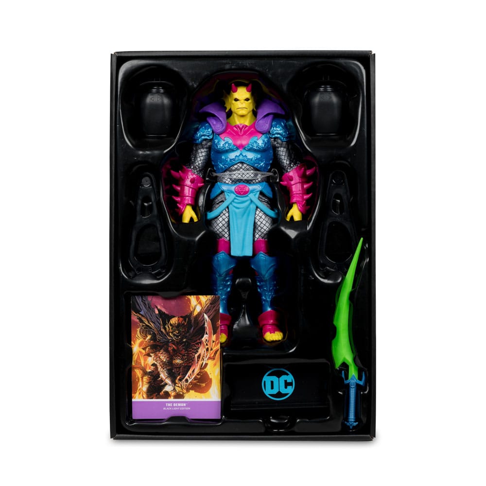 DC Multiverse Actionfigur The Demon (Demon Knights) Black Light Edition (Gold Label) 18 cm