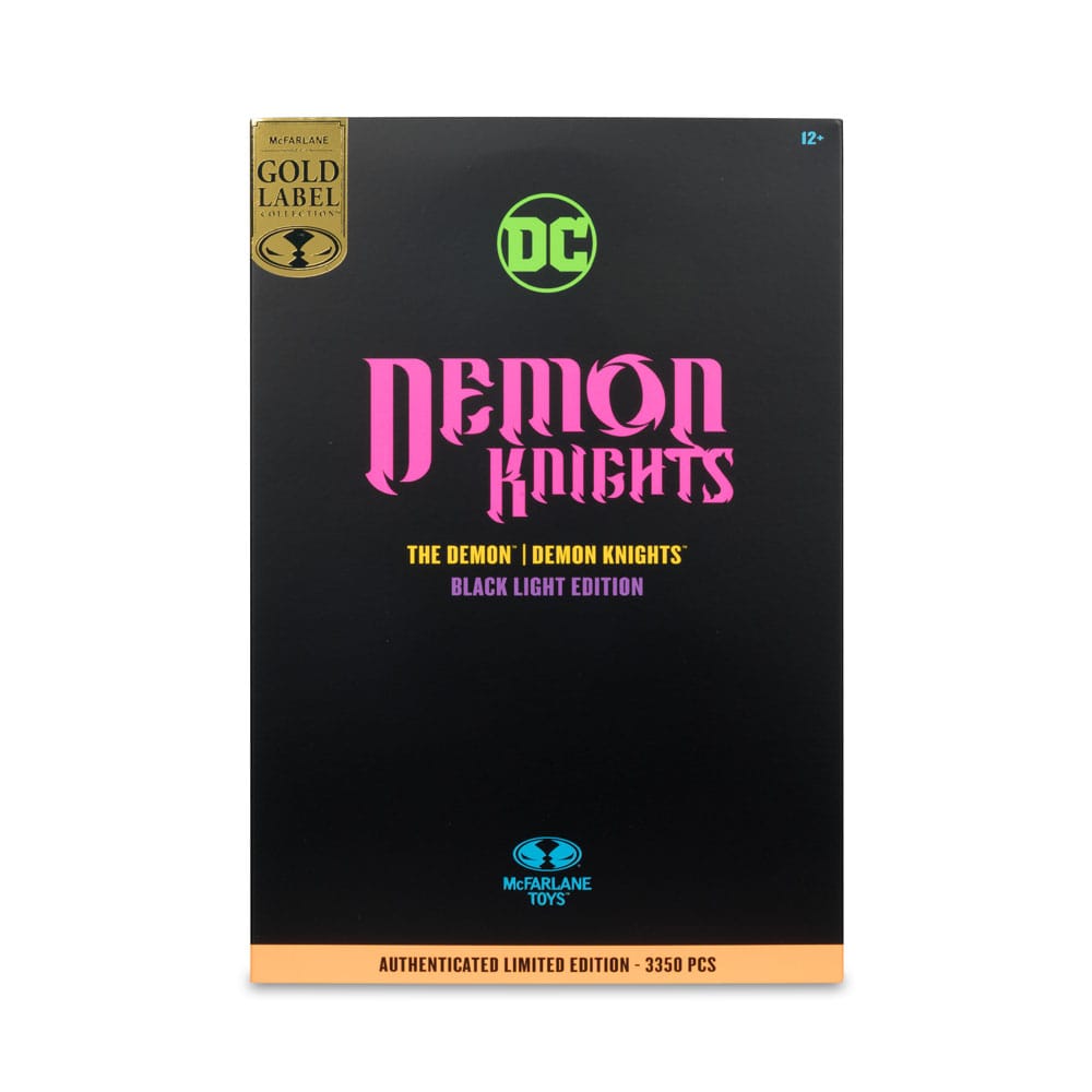 DC Multiverse Actionfigur The Demon (Demon Knights) Black Light Edition (Gold Label) 18 cm