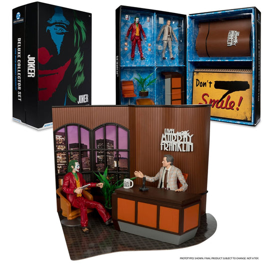 Joker DC Multiverse (Joker Movie) Deluxe Colllector Actionfigur The Joker (Live with Murray Franklin) Limited Edition 18 cm