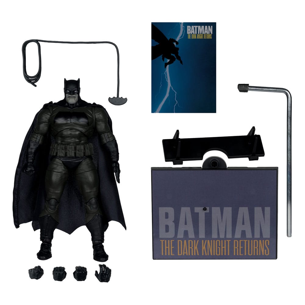 DC Multiverse McFarlane Cover Recreations Actionfigur Batman (Batman: The Dark Knight Returns #1) (Gold Label) 18 cm