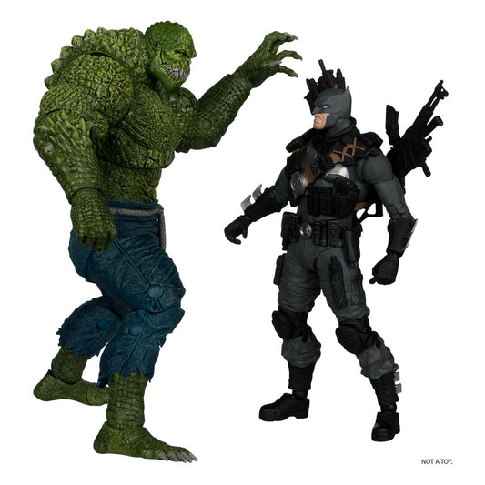 DC Multiverse McFarlane Collector Edition Actionfiguren 2er-Pack #03 Batman vs. Killer Croc 18 cm