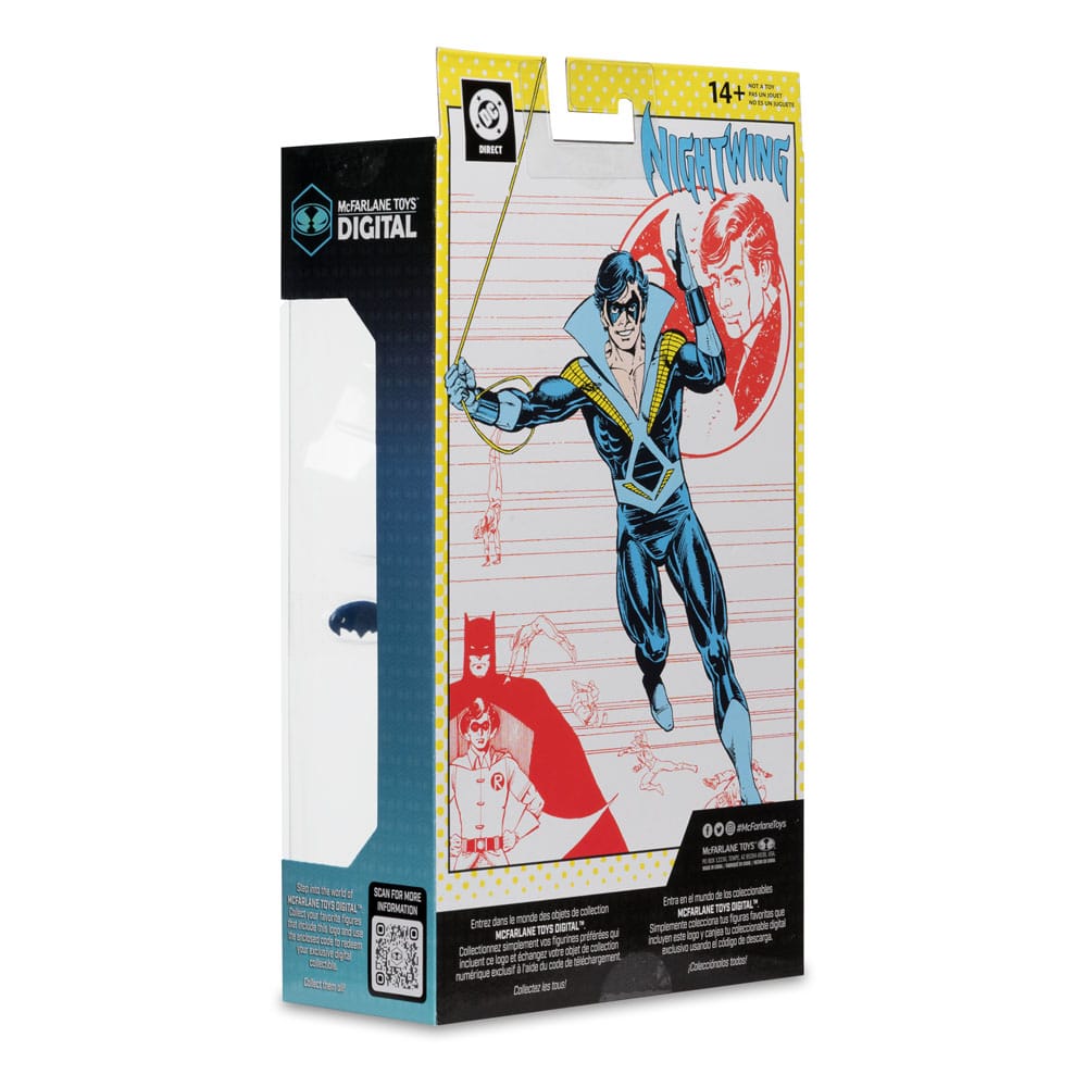 DC Direct McFarlane Toys Digital Actionfigur Nightwing (Teen Titans) 18 cm