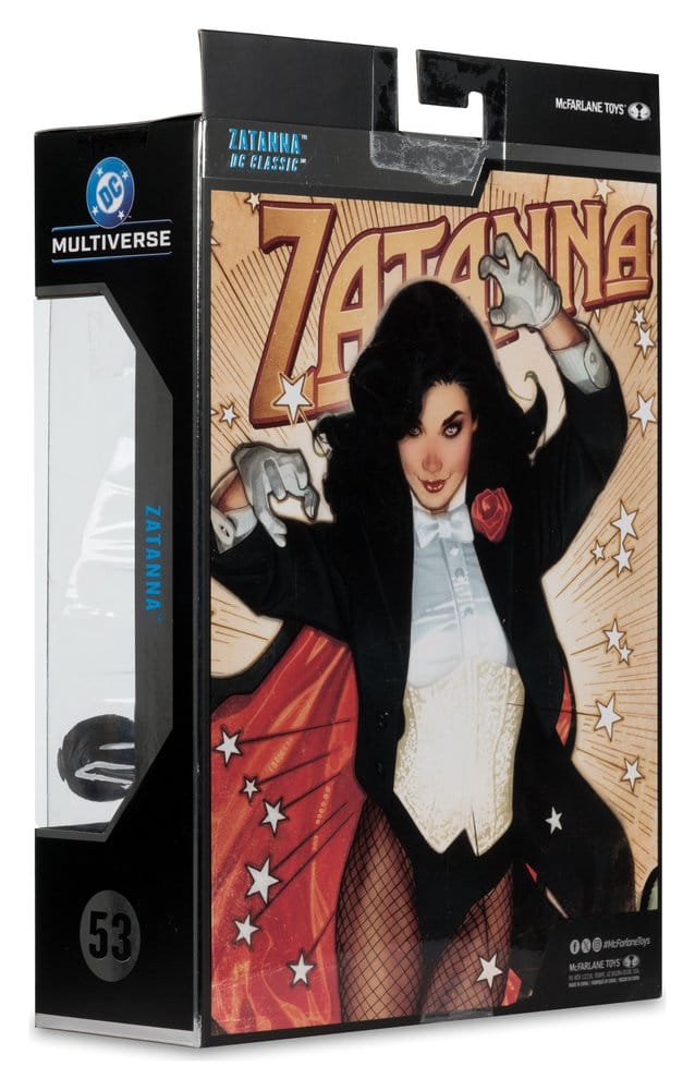 DC Classic McFarlane Actionfigur Zatanna with Detective Chimp Collector Edition #53 18 cm