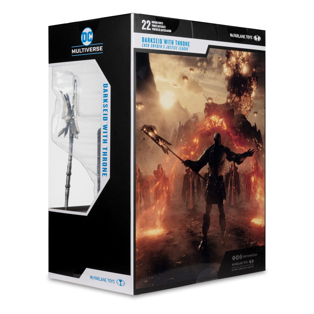Zack Snyder's Justice League DC Multiverse Mega Actionfigur Darkseid with Throne (Gold Label) 24 cm