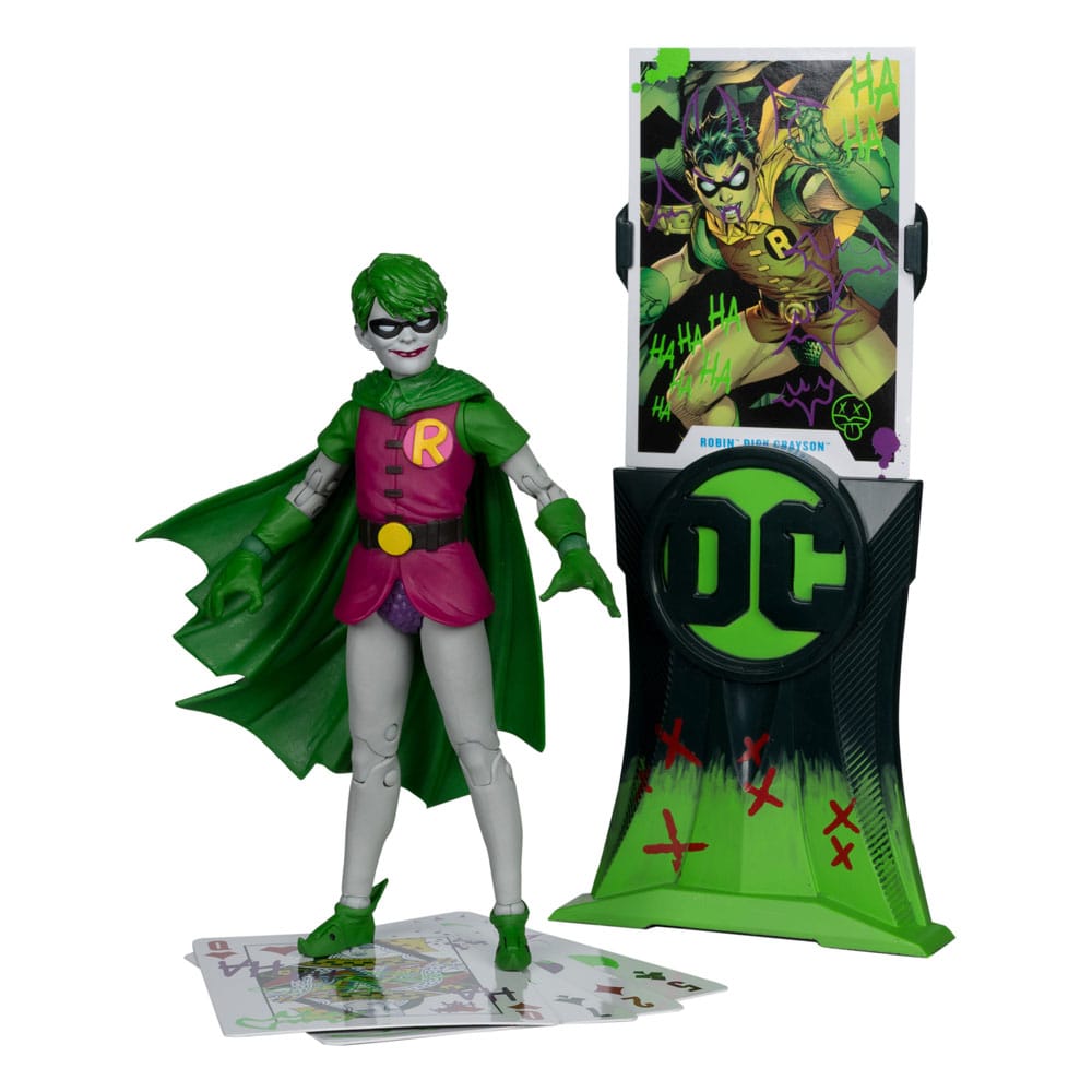 DC Rebirth DC Multiverse Actionfigur Robin (Dick Grayson) (Jokerized) (Gold Label) 18 cm