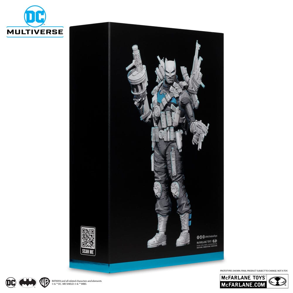 DC Multiverse Actionfigur The Grim Knight (Dark Nights Metal) (Black & White Accent Edition) (Gold Label) 18 cm