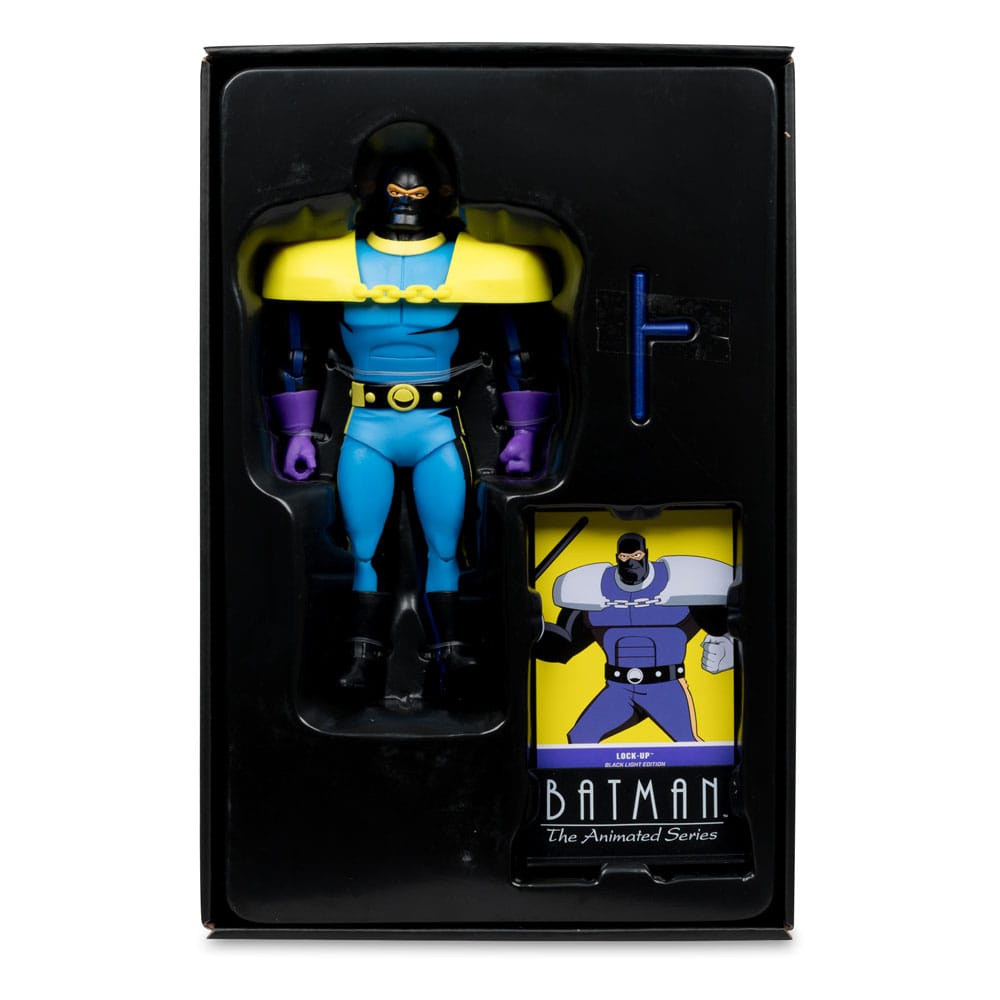 Batman: The Animated Series DC Direct Build-A Actionfigur Wave 5 Lock-Up Black Light Edition (Gold Label) 15 cm