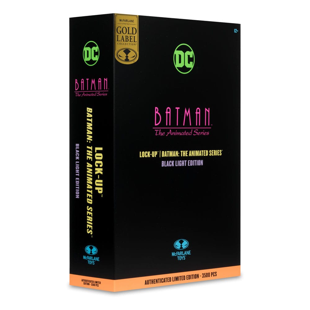 Batman: The Animated Series DC Direct Build-A Actionfigur Wave 5 Lock-Up Black Light Edition (Gold Label) 15 cm