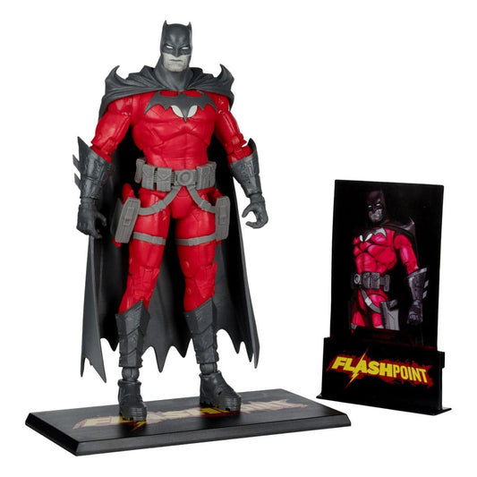DC Multiverse Actionfigur Batman (Flashpoint) (Black & White Accent Edition) (Gold Label) 18 cm