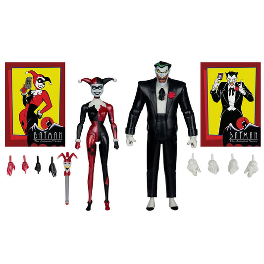 Batman: The Animated Series DC Direct Actionfiguren Harley Quinn & The Joker (Mad Love) (Gold Label) 18 cm