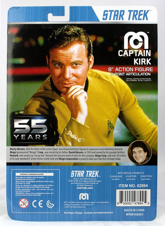 Star Trek Actionfigur Kirk 55th Anniversary 20 cm