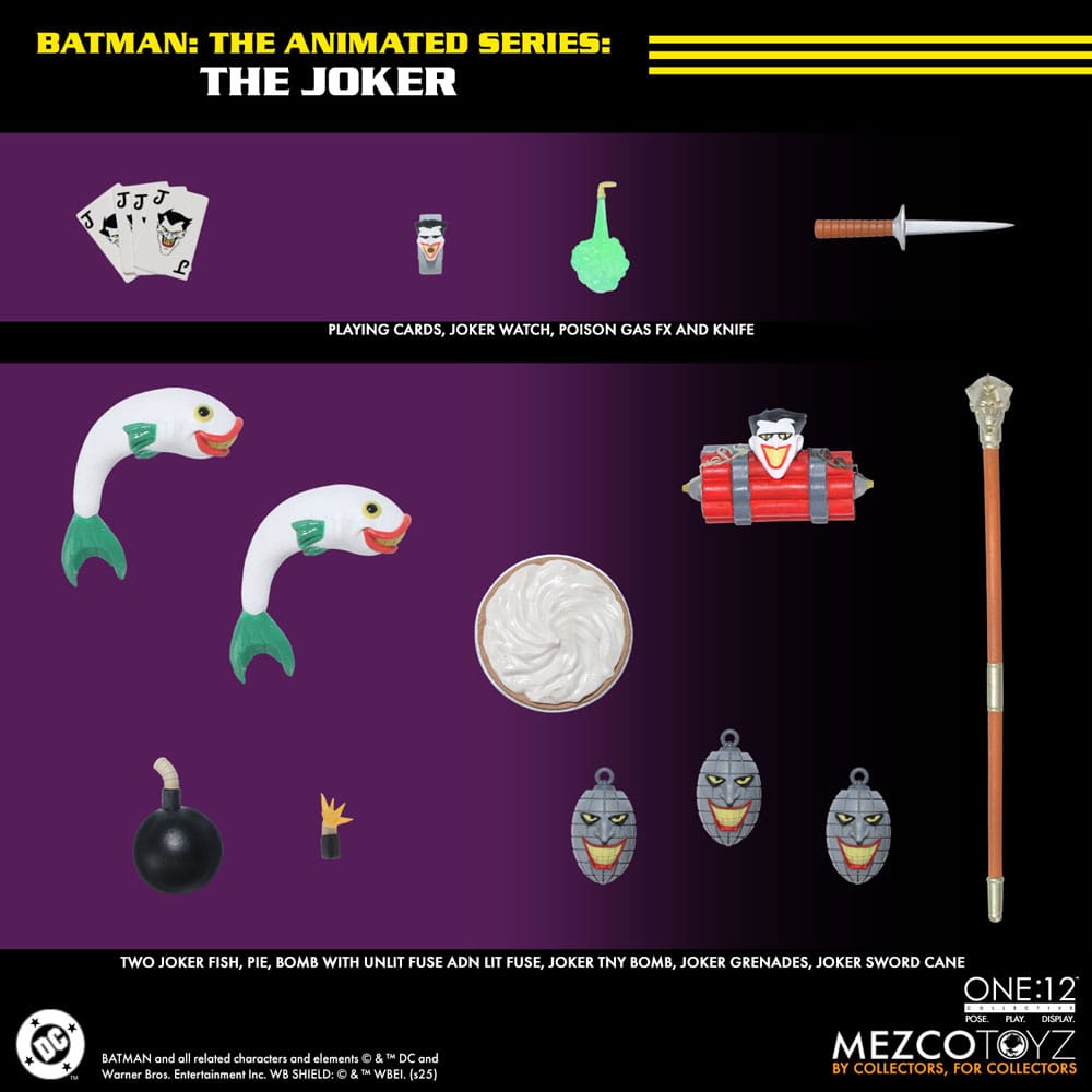 Batman: The Animated Series Actionfigur 1/12 The Joker 17 cm
