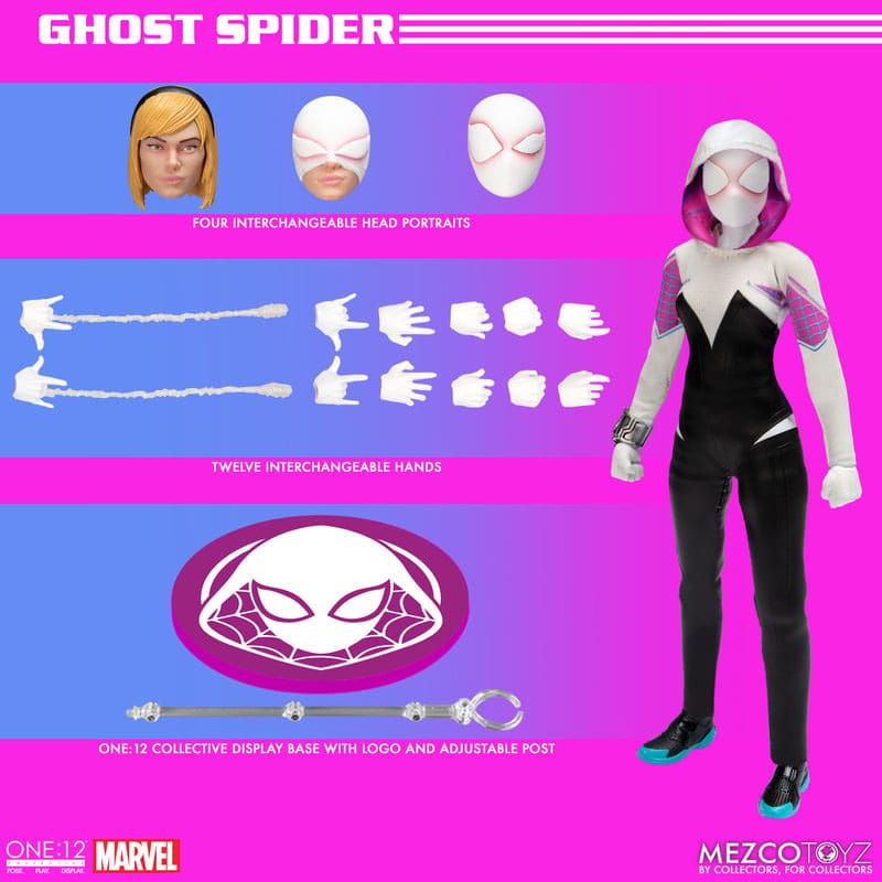 Marvel Actionfigur 1/12 Ghost-Spider from Earth-65 16 cm
