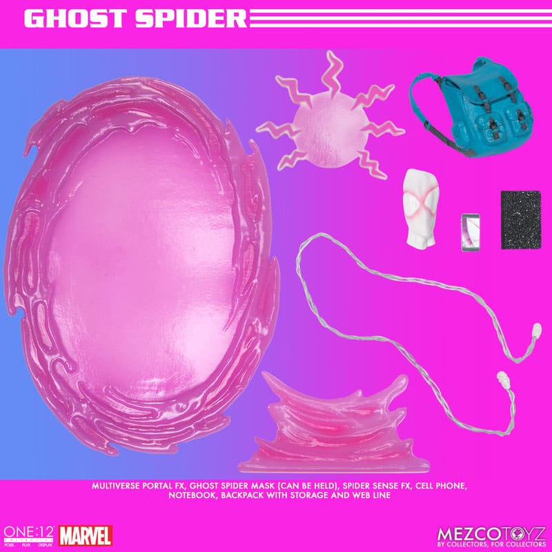 Marvel Actionfigur 1/12 Ghost-Spider from Earth-65 16 cm