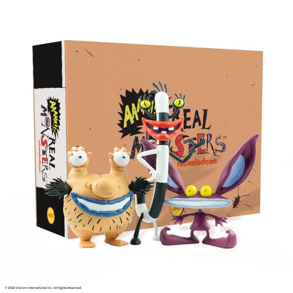 Aaahh!!! Monster PVC Figuren 3er-Pack Ickis, Oblina & Krumm