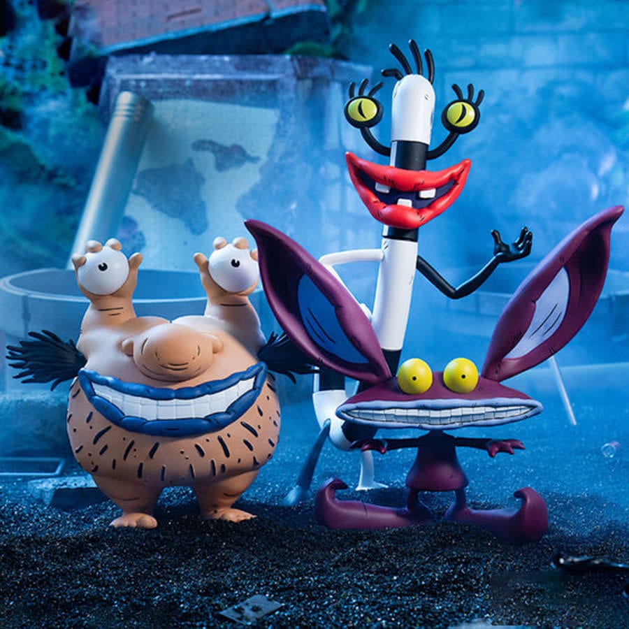 Aaahh!!! Monster PVC Figuren 3er-Pack Ickis, Oblina & Krumm
