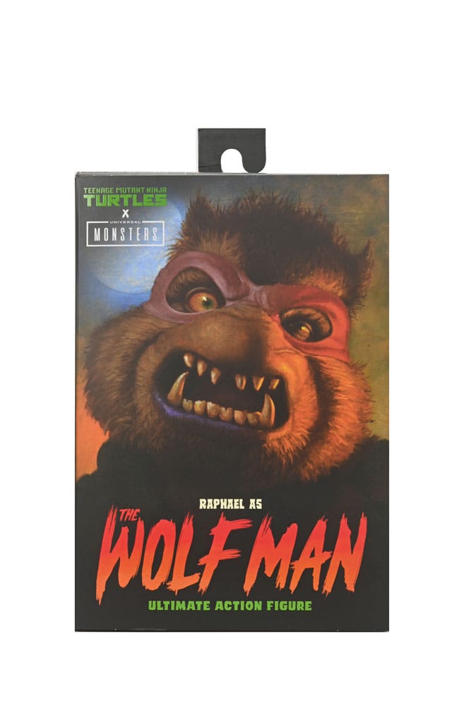 Universal Monsters x Teenage Mutant Ninja Turtles Actionfigur Ultimate Raphael as The Wolfman 18 cm