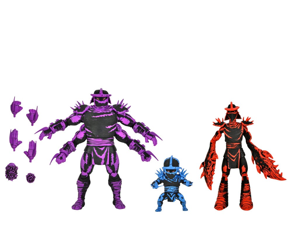 Teenage Mutant Ninja Turtles (Mirage Comics) Actionfiguren Shredder Clones Box Set 18 cm