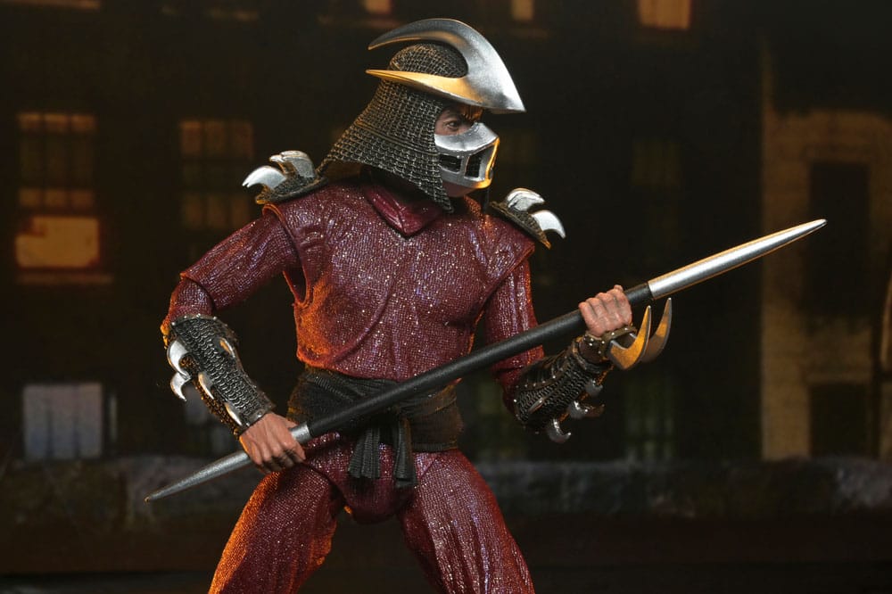 Teenage Mutant Ninja Turtles (1990 Movie) Actionfigur Roof Top Battle Shredder vs Leo 18 cm