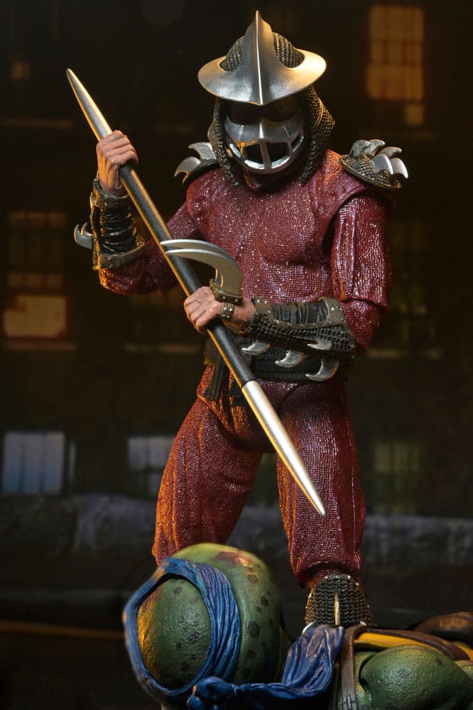 Teenage Mutant Ninja Turtles (1990 Movie) Actionfigur Roof Top Battle Shredder vs Leo 18 cm