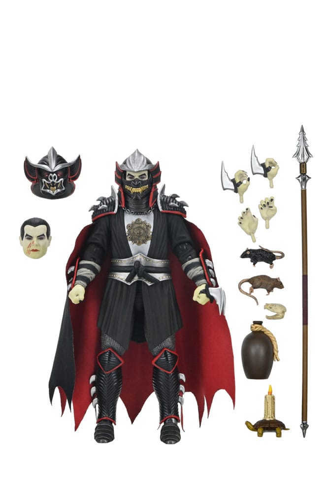 Teenage Mutant Ninja Turtles x Universal Monsters Actionfiguren Shredder as Dracula Classic Colors 18 cm