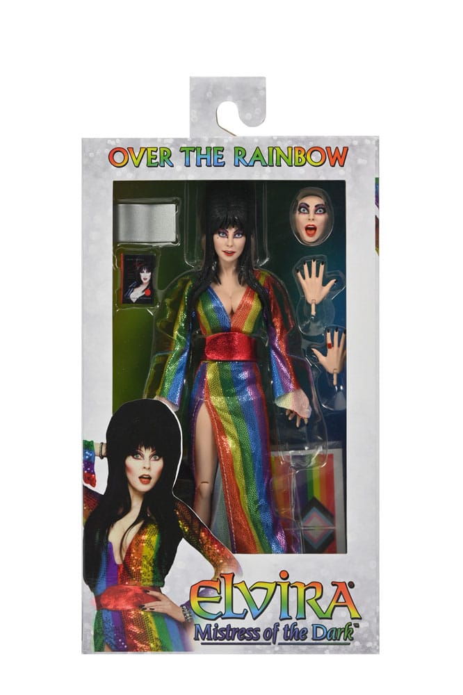 Elvira, Mistress of the Dark Clothed Actionfigur Over the Rainbow Elvira 20 cm