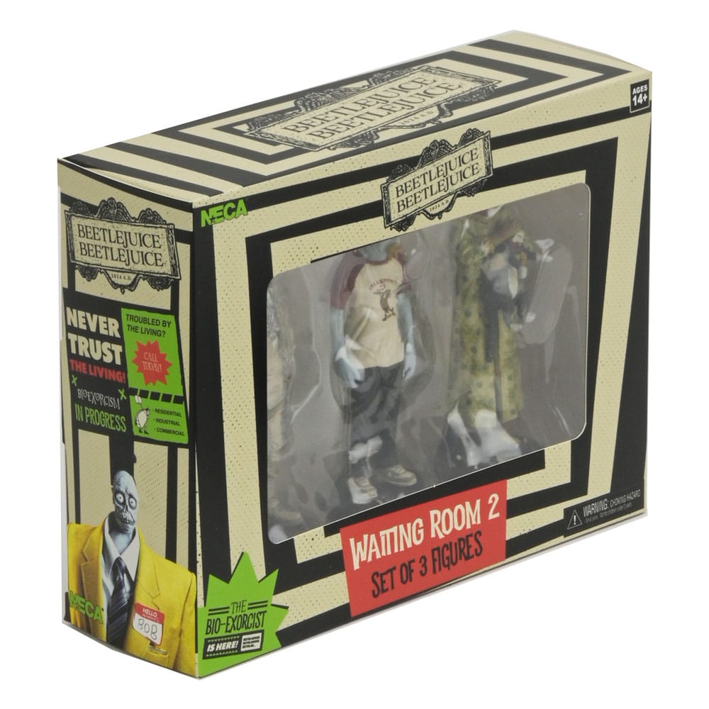 Beetlejuice Beetlejuice Figuren 3er-Pack Waiting Room 2 10 cm