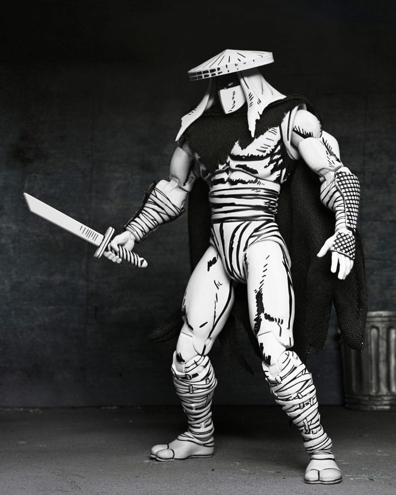 Teenage Mutant Ninja Turtles Actionfigur Foot Assassin Black and White 18 cm