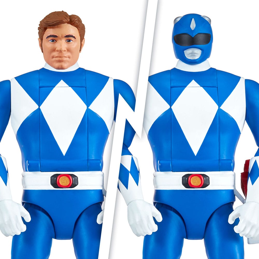 Power Rangers Actionfigur Auto-Morphin Blue Ranger 12 cm