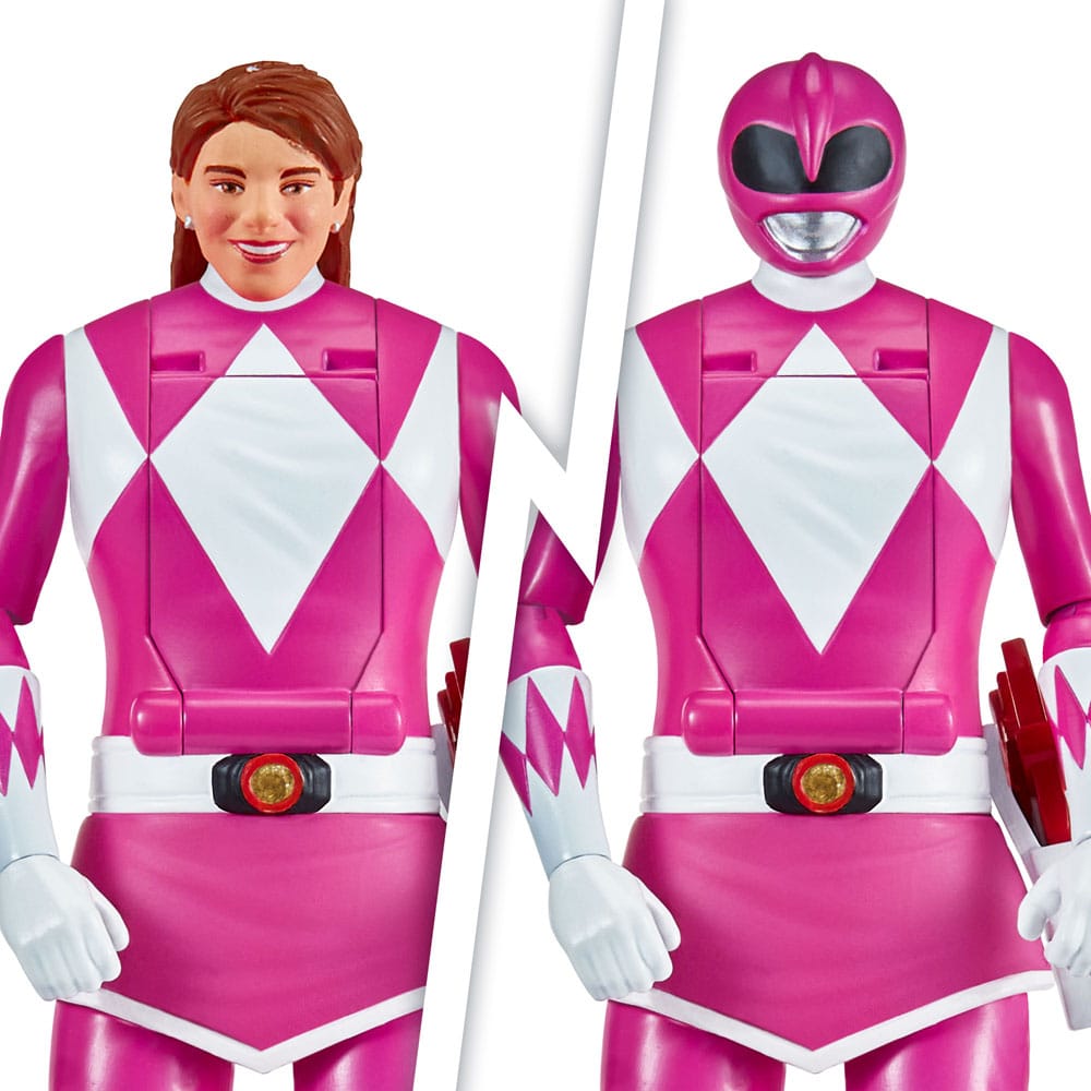 Power Rangers Actionfigur Auto-Morphin Pink Ranger 12 cm