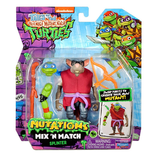 Die Abenteuer der Teenage Mutant Ninja Turtles Mix 'n Match Actionfigur Splinter 12 cm