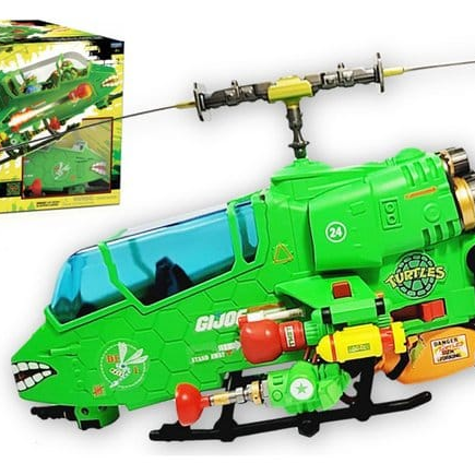 Teenage Mutant Ninja Turtles x G.I. Joe Crossover Classics Fahrzeug Turtle-Fly Copter