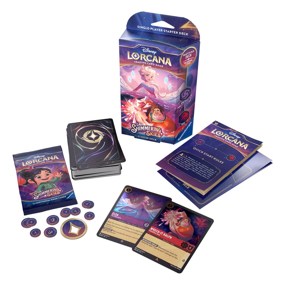 Disney Lorcana TCG Shimmering Skies Starter Decks Display (8) *Englische Edition*