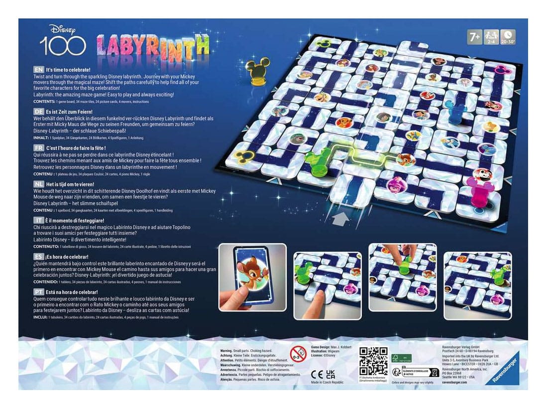 Disney Brettspiel Labyrinth 100th Anniversary