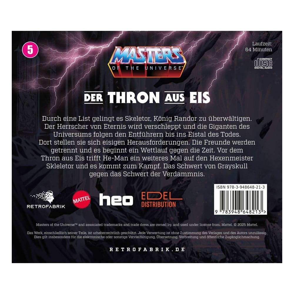 Masters of the Universe Hörspiel-CD Folge 5: Der Thron aus Eis *Deutsche Version*