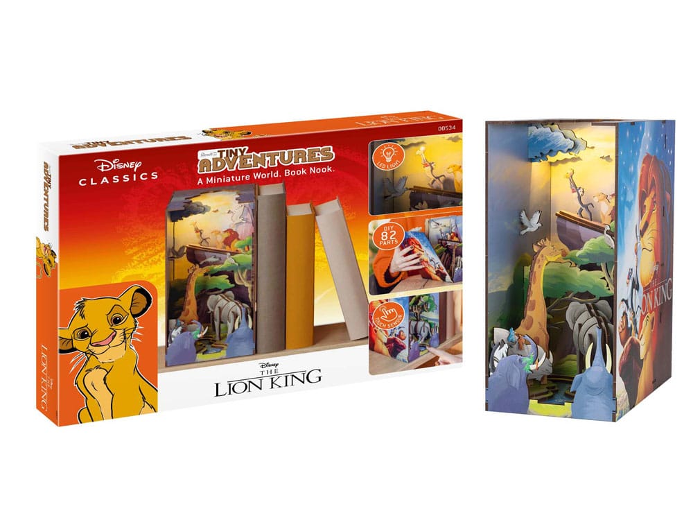 Disney Tiny Adventures Book Nook Mini-Diorama Der König der Löwen 23 cm