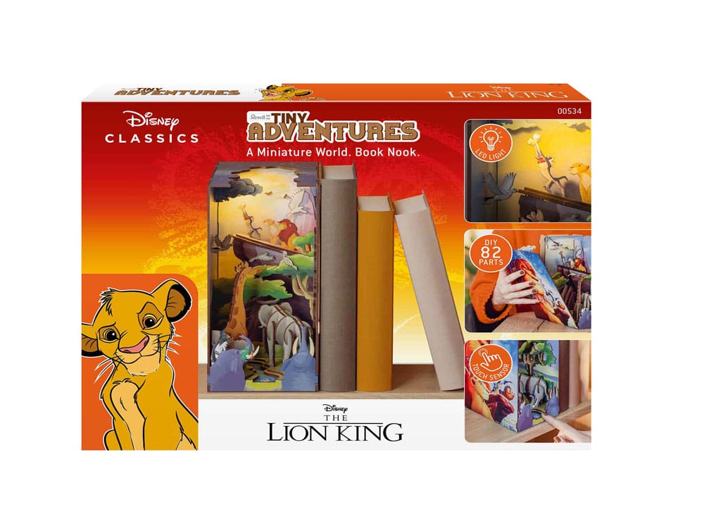 Disney Tiny Adventures Book Nook Mini-Diorama Der König der Löwen 23 cm