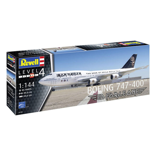 Iron Maiden Modellbausatz 1/144 Boeing 747-400 "Ed Force One" 49 cm