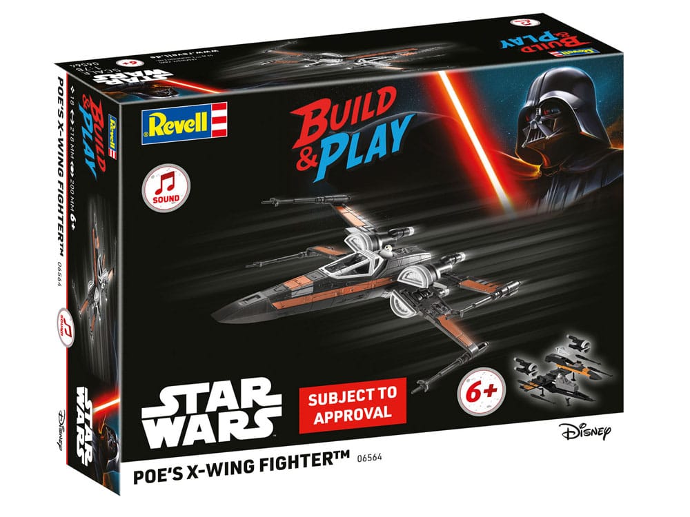Star Wars Modellbausatz 1/78 Poe's X-Wing Fighter 22 cm
