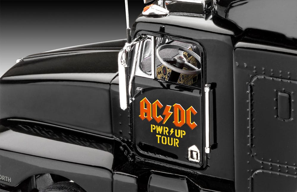 AC/DC Modellbausatz Tour Truck & Trailer 55 cm