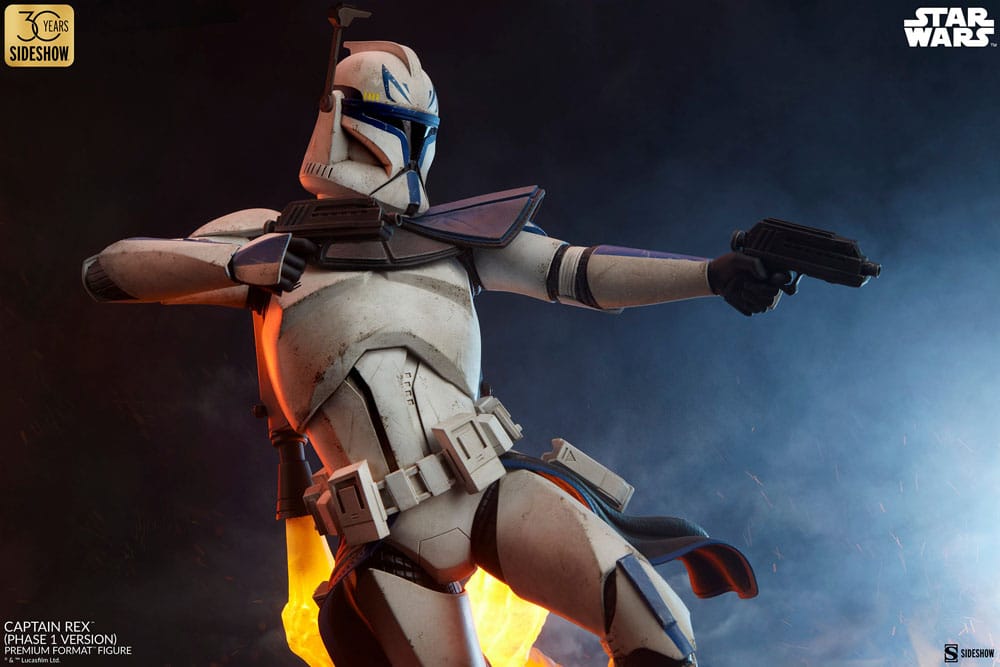 Star Wars Premium Format Figur Captain Rex (Phase 1 Version) Sideshow Exclusive 68 cm