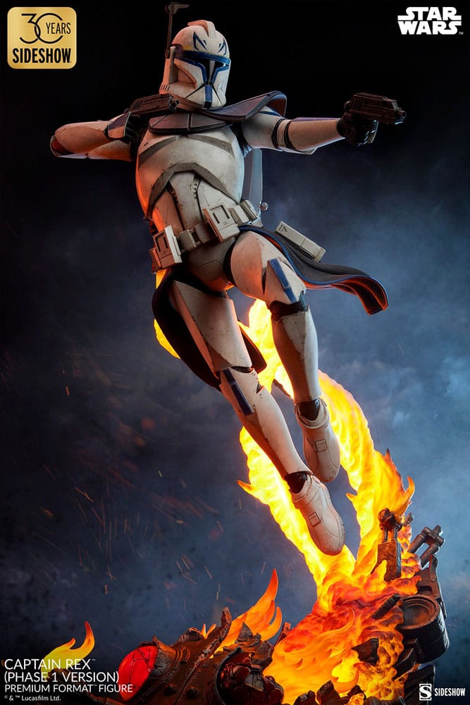 Star Wars Premium Format Figur Captain Rex (Phase 1 Version) Sideshow Exclusive 68 cm