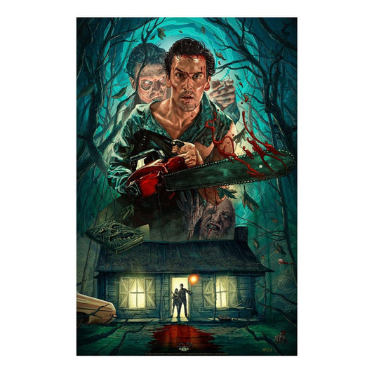 Tanz der Teufel 2 Kunstdruck Ash Williams 46 x 61 cm - ungerahmt