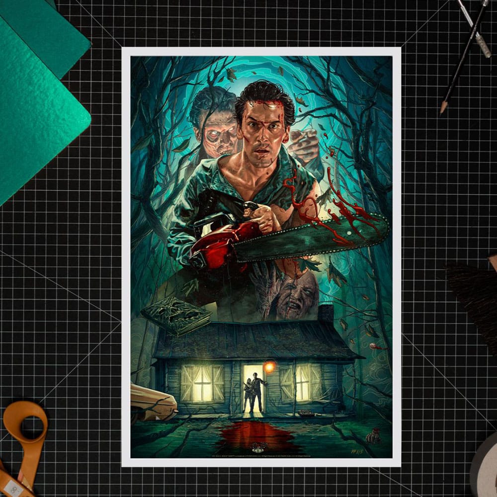 Tanz der Teufel 2 Kunstdruck Ash Williams 46 x 61 cm - ungerahmt