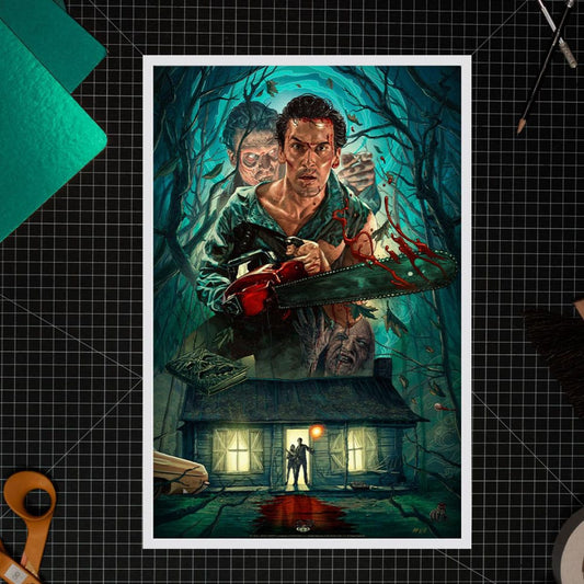 Tanz der Teufel 2 Kunstdruck Ash Williams 46 x 61 cm - ungerahmt