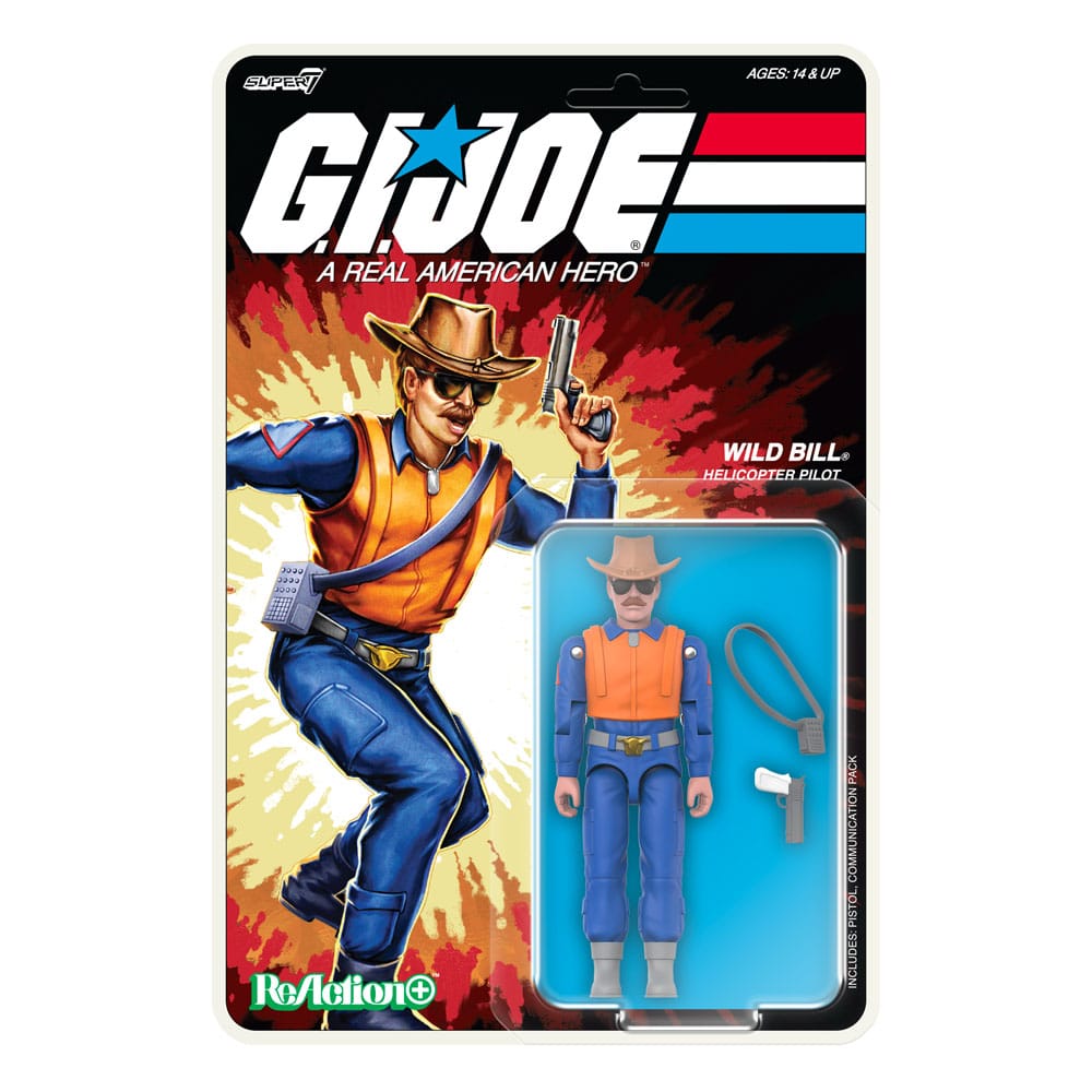 GI Joe ReAction+ Actionfigur Wave 3 Wild Bill (Cartoon) 10 cm