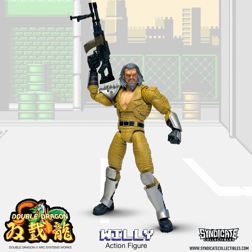 Double Dragon Deluxe Actionfigur 1/12 Willy 18 cm
