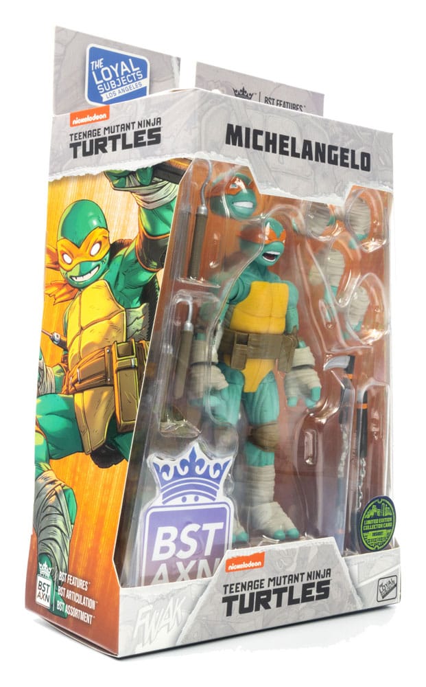 Teenage Mutant Ninja Turtles BST AXN Actionfigur Michelangelo (IDW Comics) 13 cm