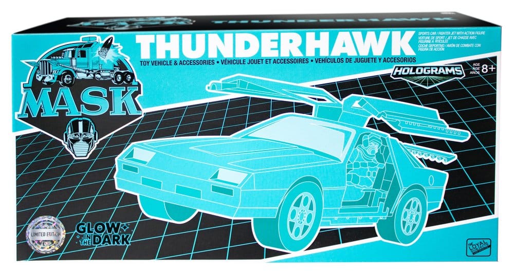 M.A.S.K. Fahrzeug Thunderhawk Hologram Variant (Glow in the Dark) US Import!
