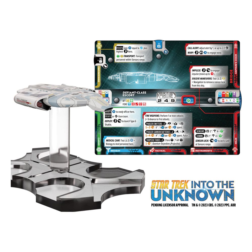 Star Trek: Into the Unknown Miniaturen-Spiel-Erweiterung Federation vs. Dominion Core *Englische Version*